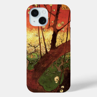 Japonism: Flowering Plum Tree by Vincent van Gogh iPhone 15 Case