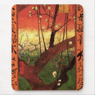 Japonism: Flowering Plum Tree by Vincent van Gogh Mouse Pad