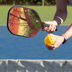 Japonism: Flowering Plum Tree by Vincent van Gogh Pickleball Paddle