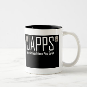 JAPPS: Jewish American Princess Patrol Service Two-Tone Coffee Mug