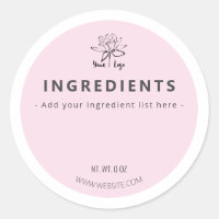 Jar Bottom Ingredient Labels