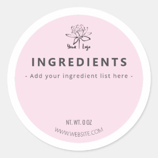 Jar Bottom Ingredient Labels