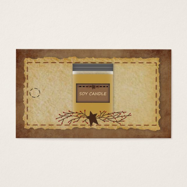 Jar Candle Hang Tag (Front)