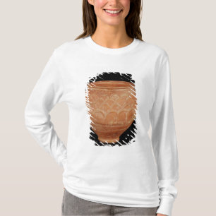 Jar decorated with overlapping applied scales T-Shirt