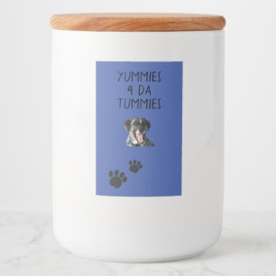 Jar Dog Treat Label