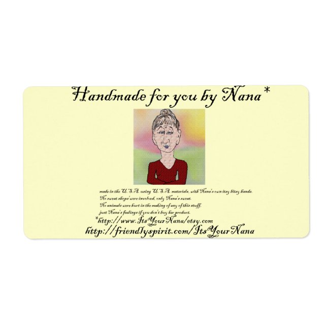 Jar Labels for Homemade Stuff (Front)