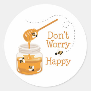 Jar of Honey Classic Round Sticker