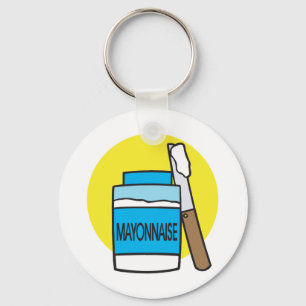 jar of mayonnaise key ring