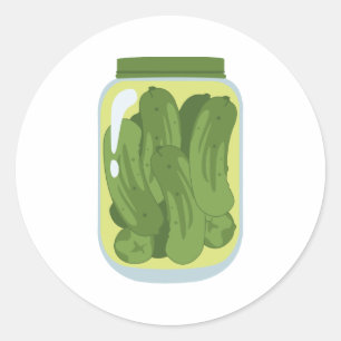 Jar of Pickles Classic Round Sticker