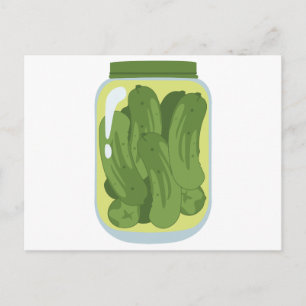 Jar of Pickles Postcard