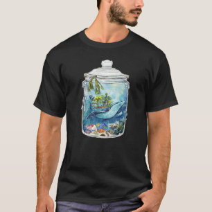 Jar Of Under The Sea World In Jar jar whales T-Shirt