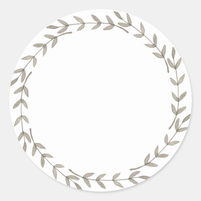 Jar / Spice Blank Sticker Label VI (Front)