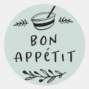 Jar / Spice Bon Appétit Sticker Label