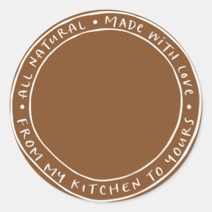 Jar / Spice Natural Organic Sticker Label