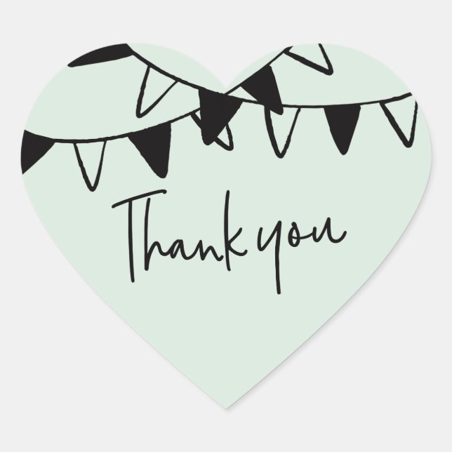 Jar / Spice Thank You Blank Sticker Label X (Front)