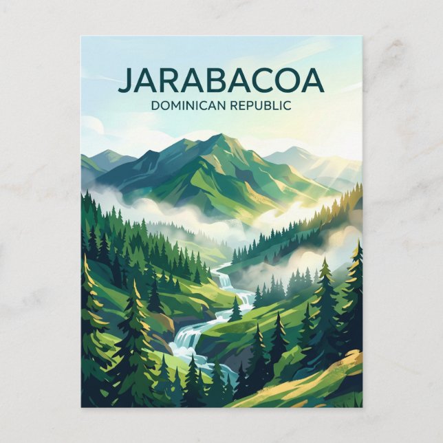 Jarabacoa Dominican Republic Postcard (Front)