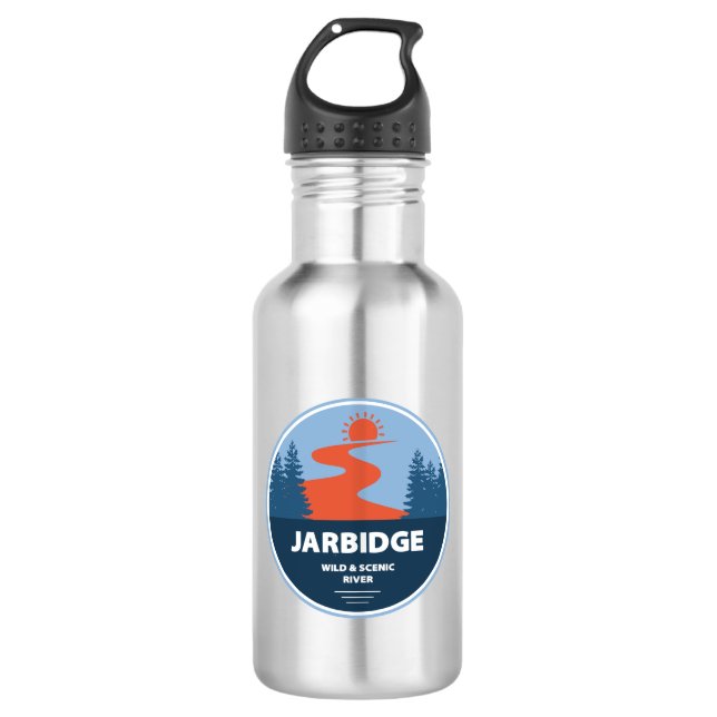Jarbidge Wild And Scenic River Idaho 532 Ml Water Bottle (Front)