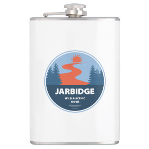 Jarbidge Wild And Scenic River Idaho Hip Flask