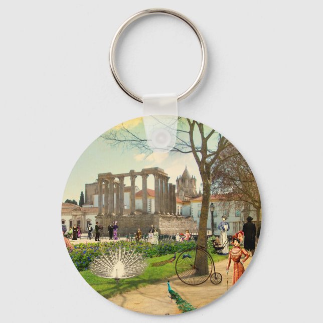 Jardim Diana (Evora - Portugal) Key Ring (Front)