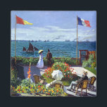 Jardin à Sainte-Adresse by Claude Monet Magnet<br><div class="desc">Jardin à Sainte-Adresse  (Garden at Sainte-Adresse) by Claude Monet.
Please visit my store for more interesting design and more colour choice => zazzle.com/iwheels*</div>