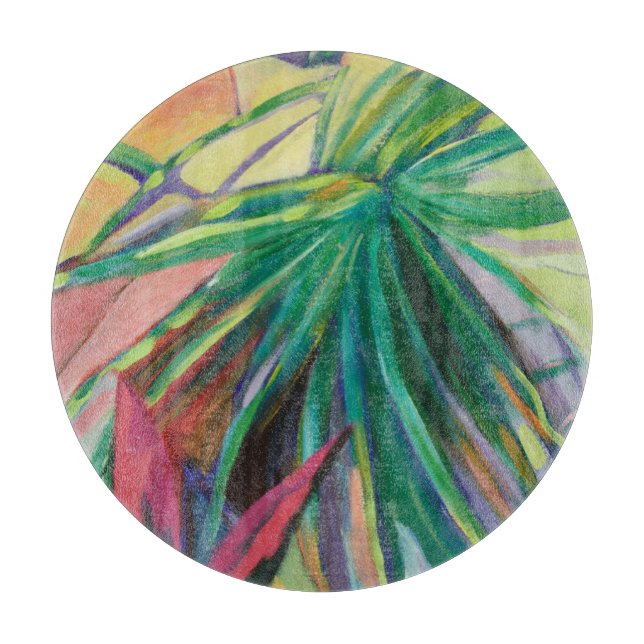 Jardin Abstracto I Cutting Board (Front)