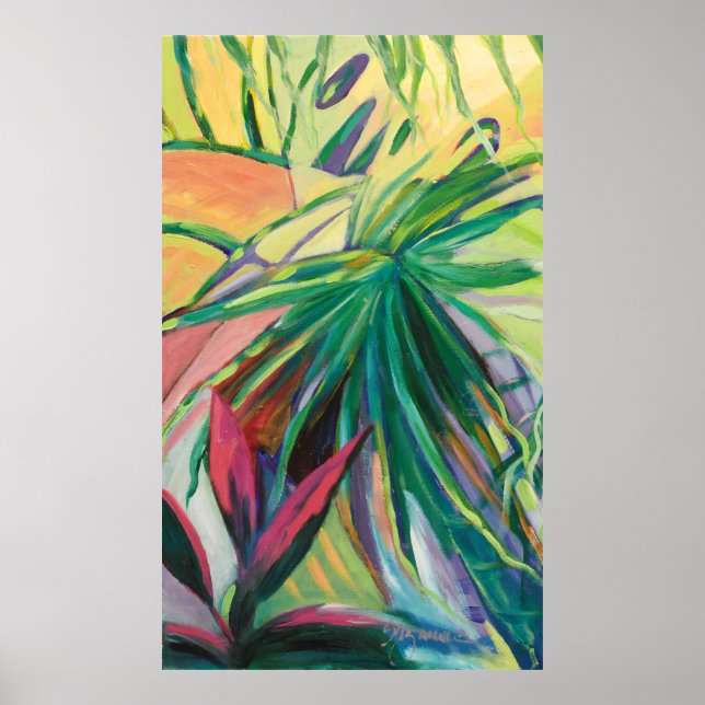 Jardin Abstracto I Poster (Front)