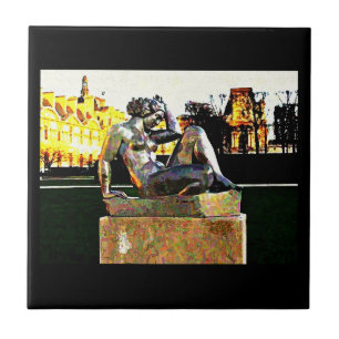 Jardin D' Tuilleries Painting Ceramic Tile