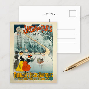 Jardin de Paris   Georges Meunier Postcard