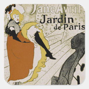 Jardin de Paris Square Sticker