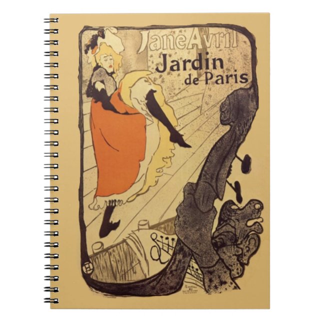 Jardin de Paris - Toulouse-Lautrec Notebook (Front)