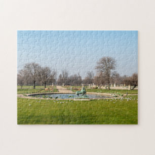 Jardin des Tuileries in winter - Paris Jigsaw Puzzle