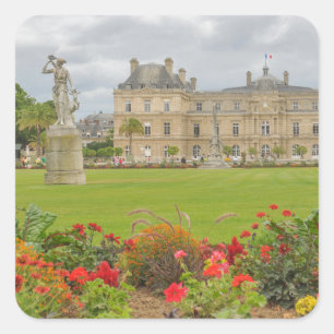 Jardin du Luxembourg Square Sticker
