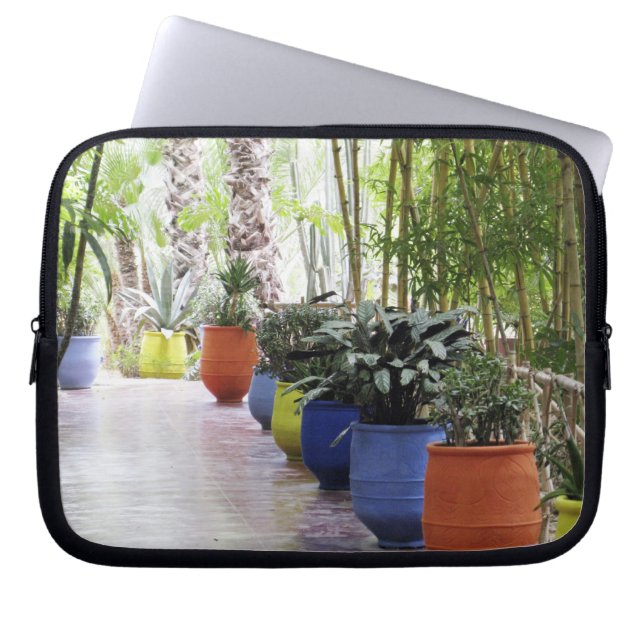 Jardin Majorelle, Majorelle Garden, now a public Laptop Sleeve (Front)