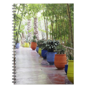 Jardin Majorelle, Majorelle Garden, now a public Notebook