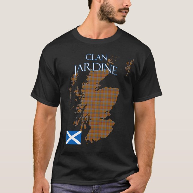 Jardine Scottish Clan Tartan Scotland T-Shirt (Front)