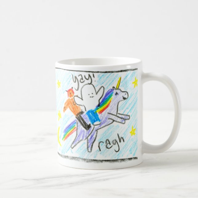 Jared Comic Mug - Space Unicorn (Right)