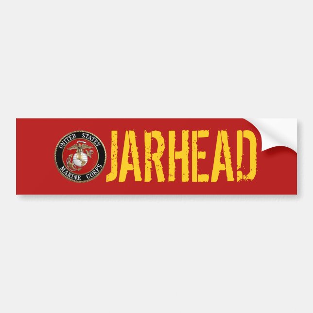 Jarhead Bumper Sticker (Front)