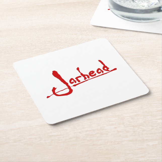 JARHEAD SQUARE PAPER COASTER (Angled)