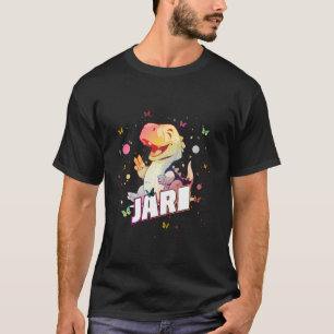 JARI - Cute Boy Name with cute Dinosaur T-Shirt
