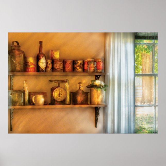Jars - Kitchen Shelves Poster (Front)