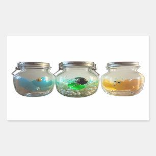 Jars of Giggles Whoopee Fart Wind Rectangular Sticker