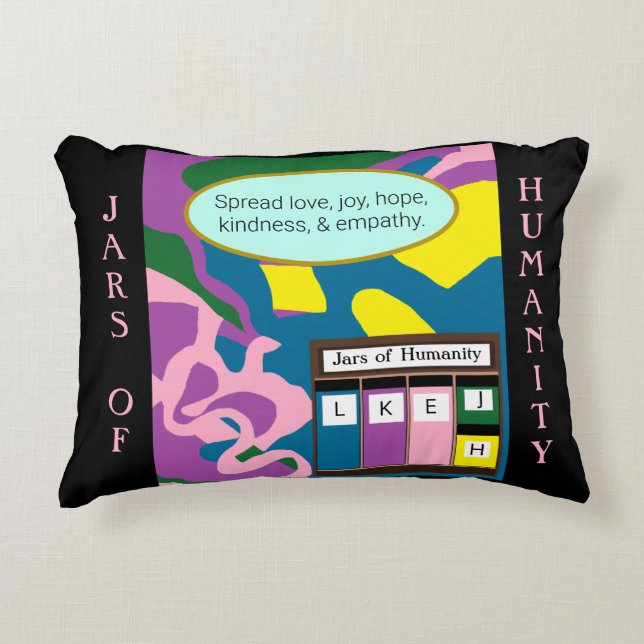 Jars of Humanity Decorative Cushion (Front)