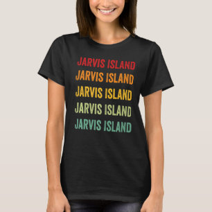 Jarvis Island County US Outlying Islands Rainbow T T-Shirt