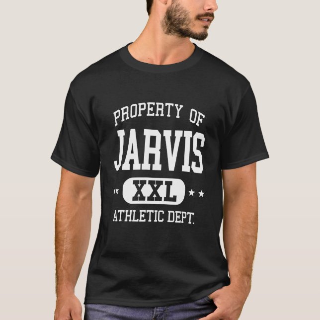 Jarvis Retro Athletic Property Dept  1 T-Shirt (Front)