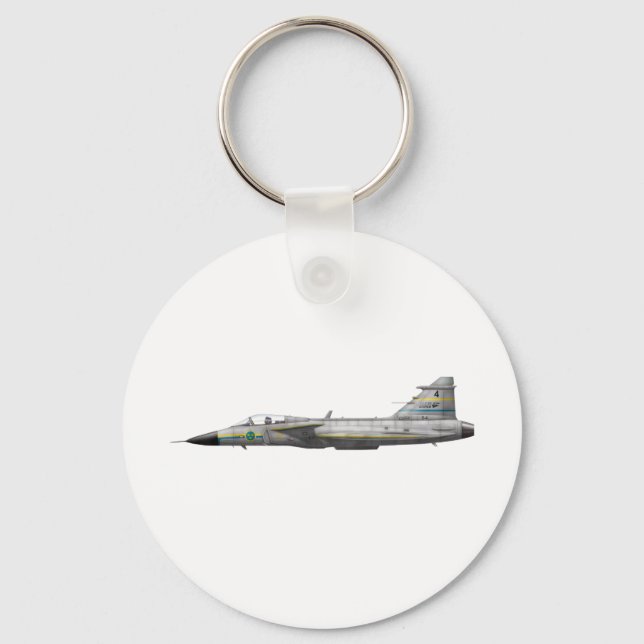 Jas 39 Gripen Key Ring (Front)