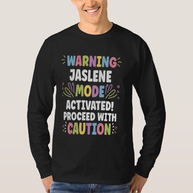 JASLENE Personalised Name Funny Cute Custom JASLEN T-Shirt (Front)