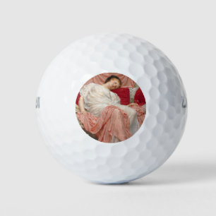 Jasmine (Beautiful Young Sleeping Woman) Golf Balls