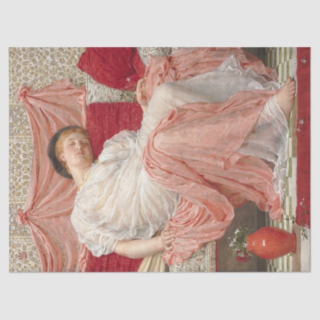 Jasmine (Beautiful Young Sleeping Woman) Tissue Paper (Front)