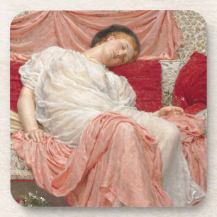 Jasmine by Albert Joseph Moore, Victorian Fine Art Coaster