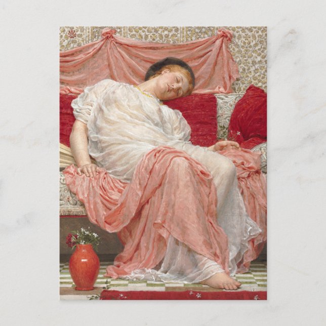 Jasmine by Albert Joseph Moore, Victorian Fine Art Postcard (Front)